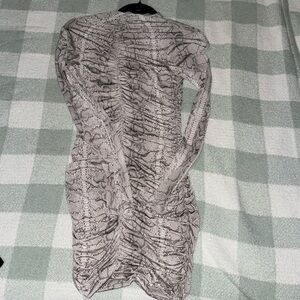 Snakeskin dress
